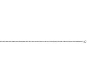 Chaine Argent Rhodie Singapour 2,2mm 45cm